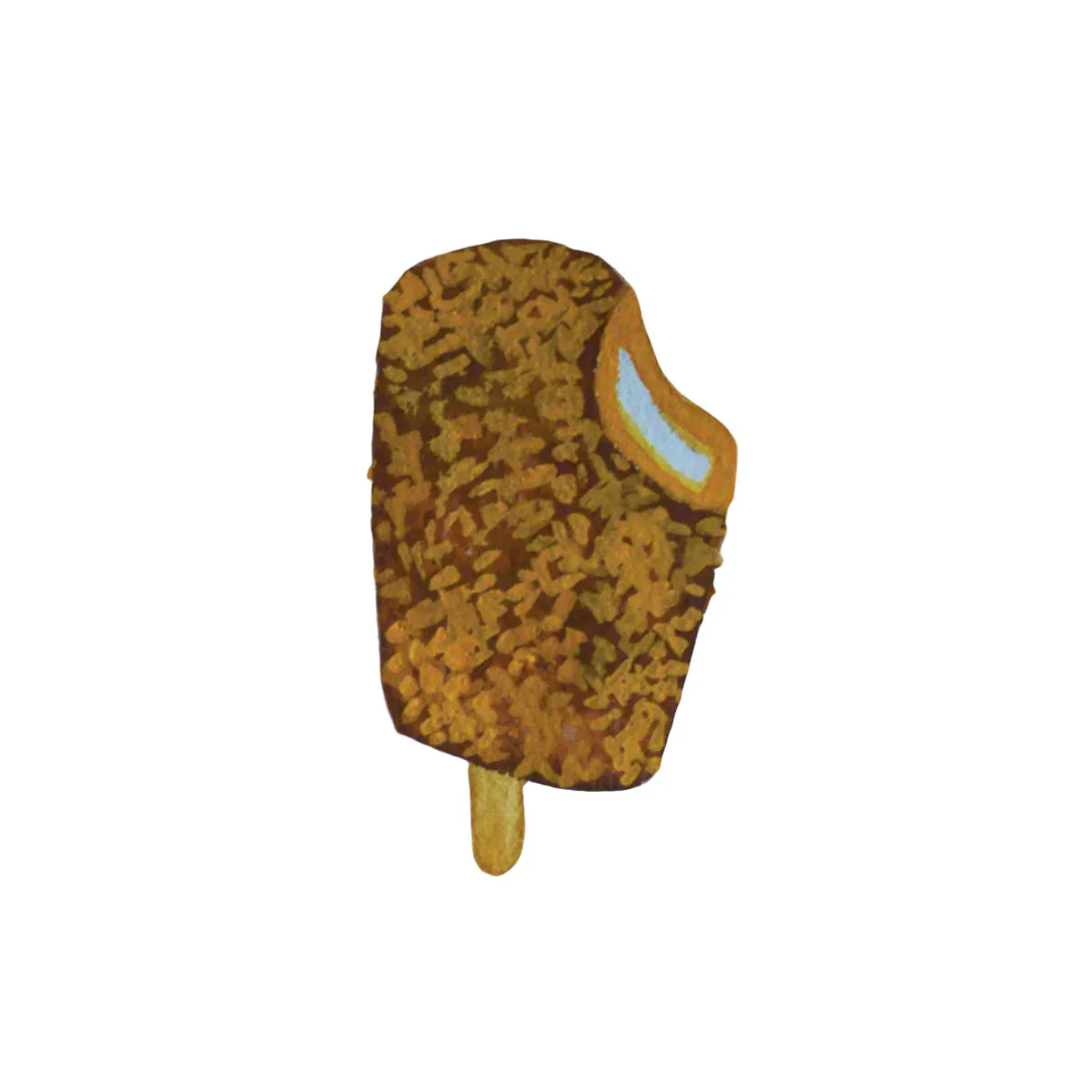 Fridge Magnet Australiana Icons Golden Gaytime