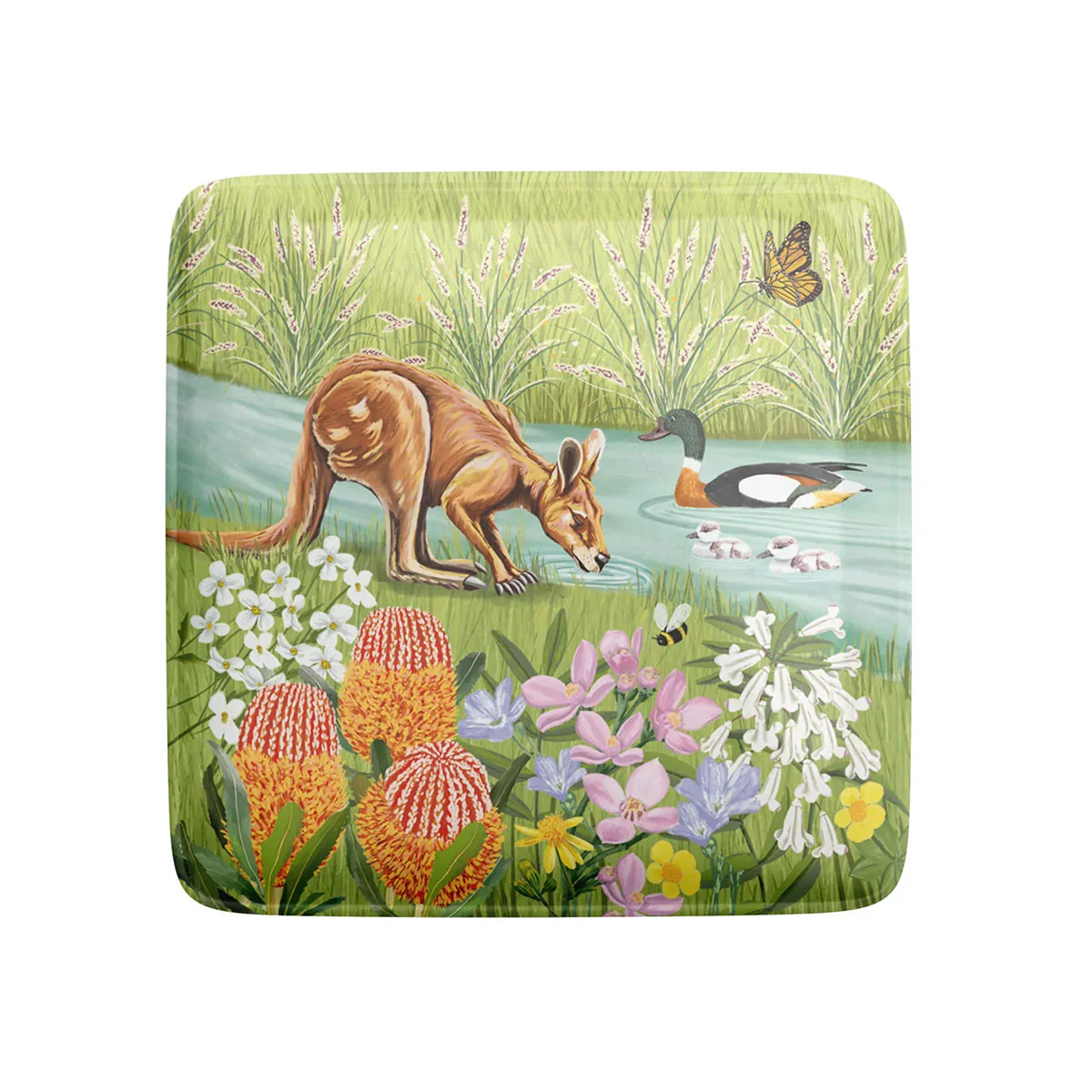Fridge Magnet Garden Giggles River - LaLaLand