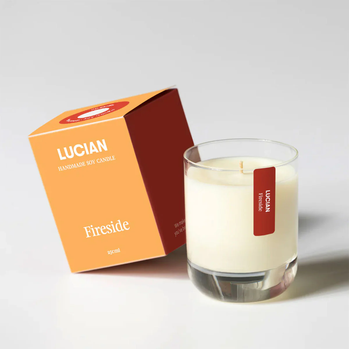 Glass Candle Fireside - Lucian Candles