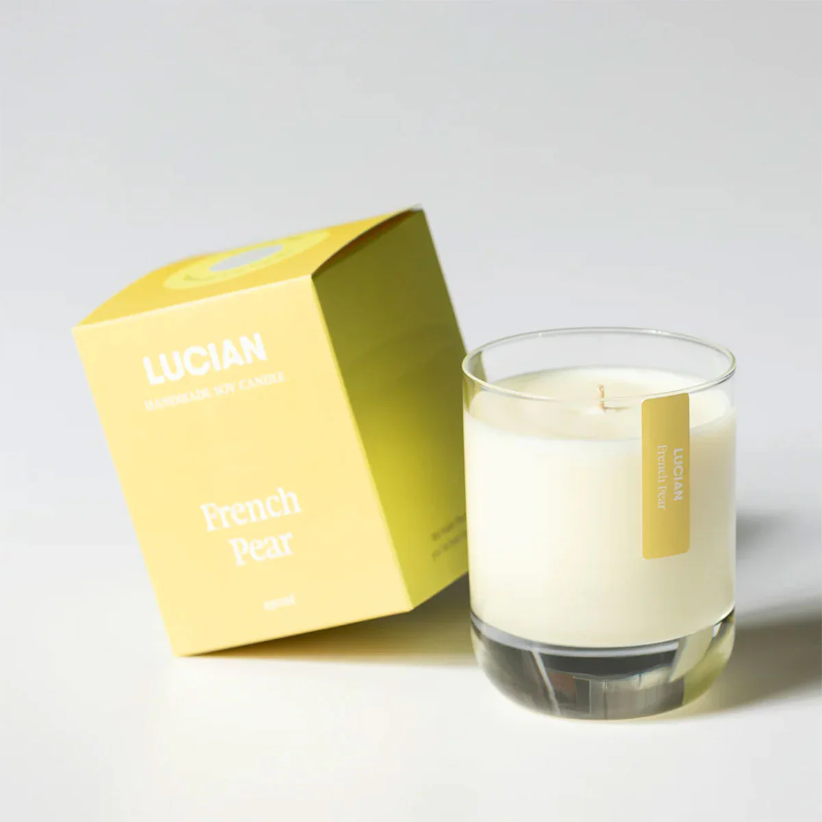 Glass Candle French Pear - Lucian Candles