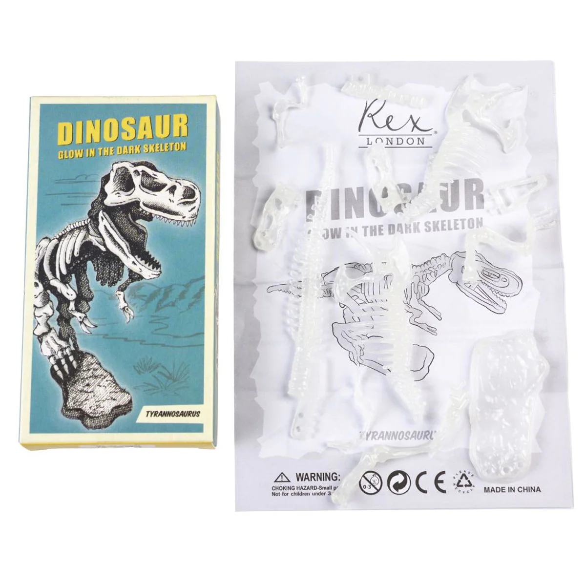 Glow in The Dark Dino Skeleton Kit - Bobangles - Image 2
