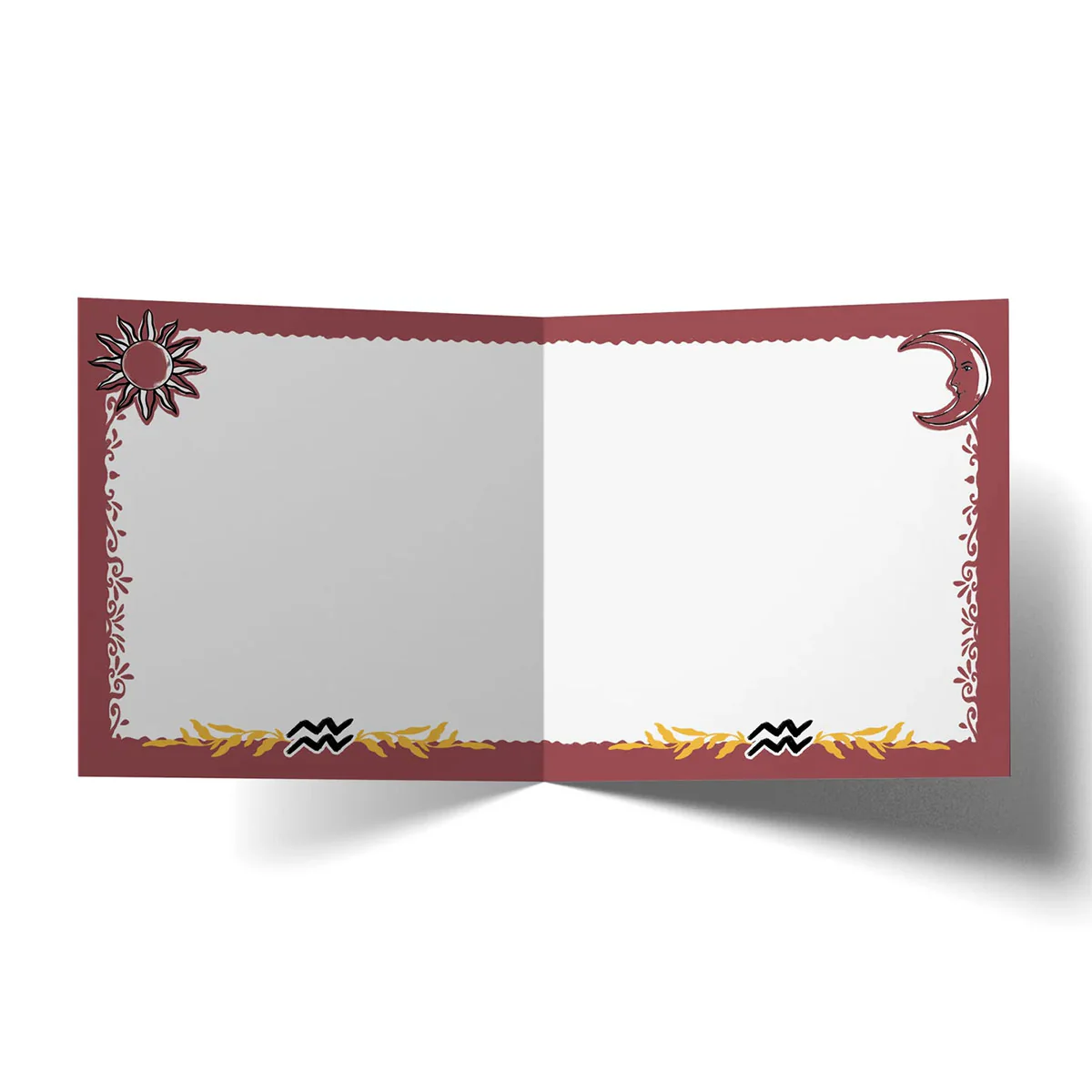 Greeting Card Aussie Astrology Aquarius 20th Jan - 18th Feb - Image 2