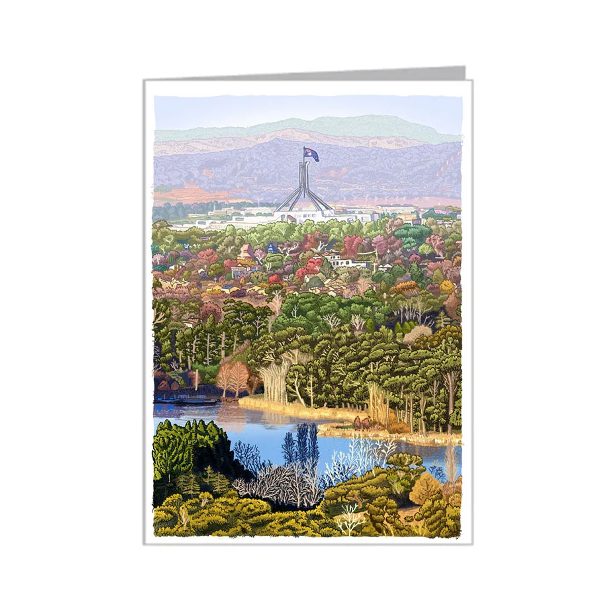 Greeting Card Capital Hill from the National Arboretum Trevor Dickinson