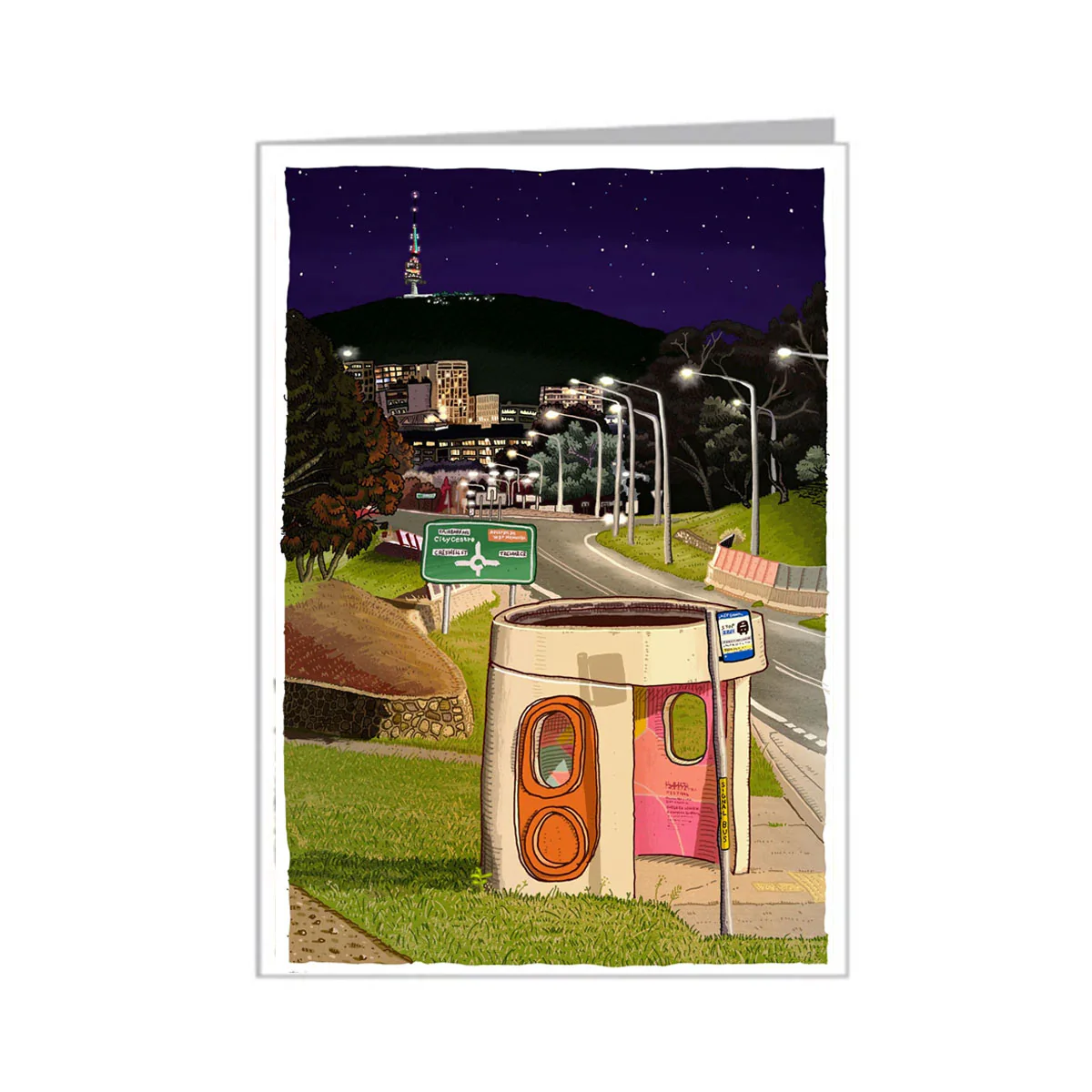 Greeting Card Fairbairn Avenue Trevor Dickinson