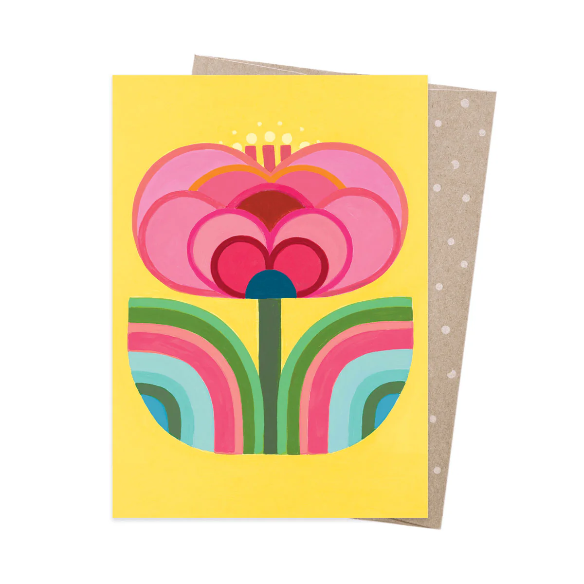 Greeting Card Flower in Sunshine - Earth Greetings