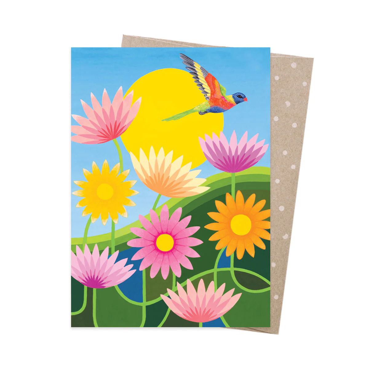 Greeting Card Fly - Earth Greetings