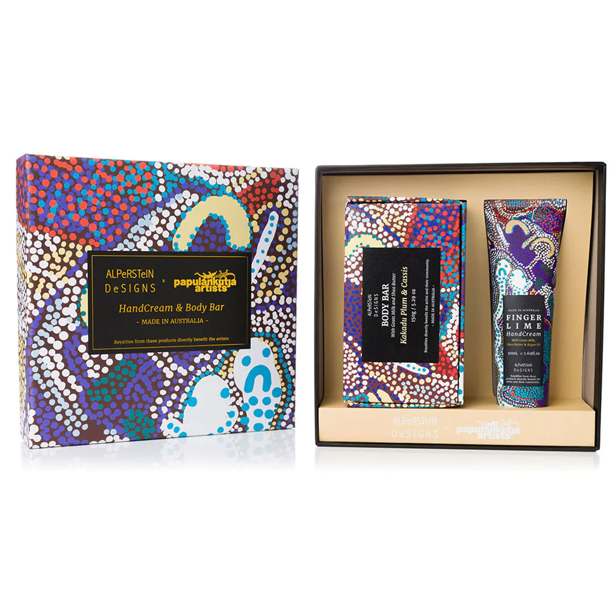 Hand cream and Soap Gift Set Elaine Warnatjura Lane - Alperstein Designs