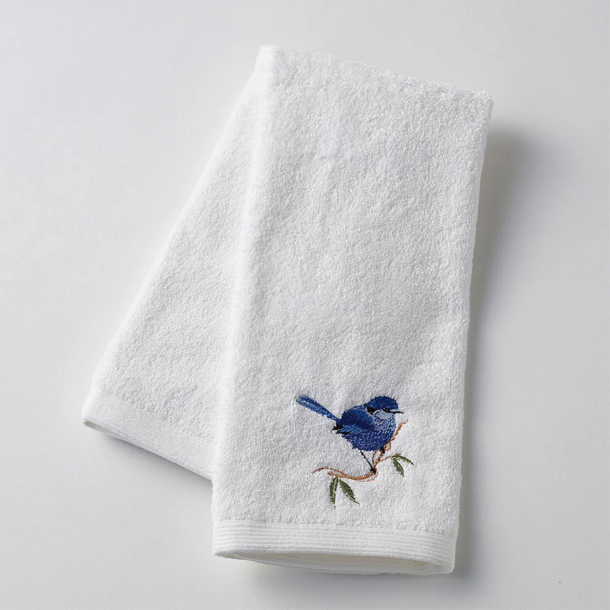 Hand Towel Blue Wren - Pilbeam Living