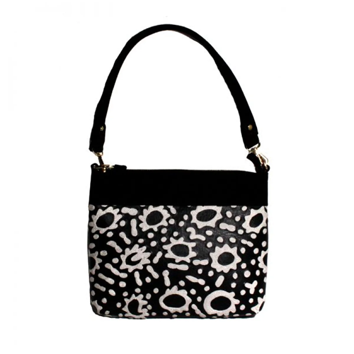 Handbag Embroidered Leather Rama Kaltu Kaltu Sampson - Better World Arts