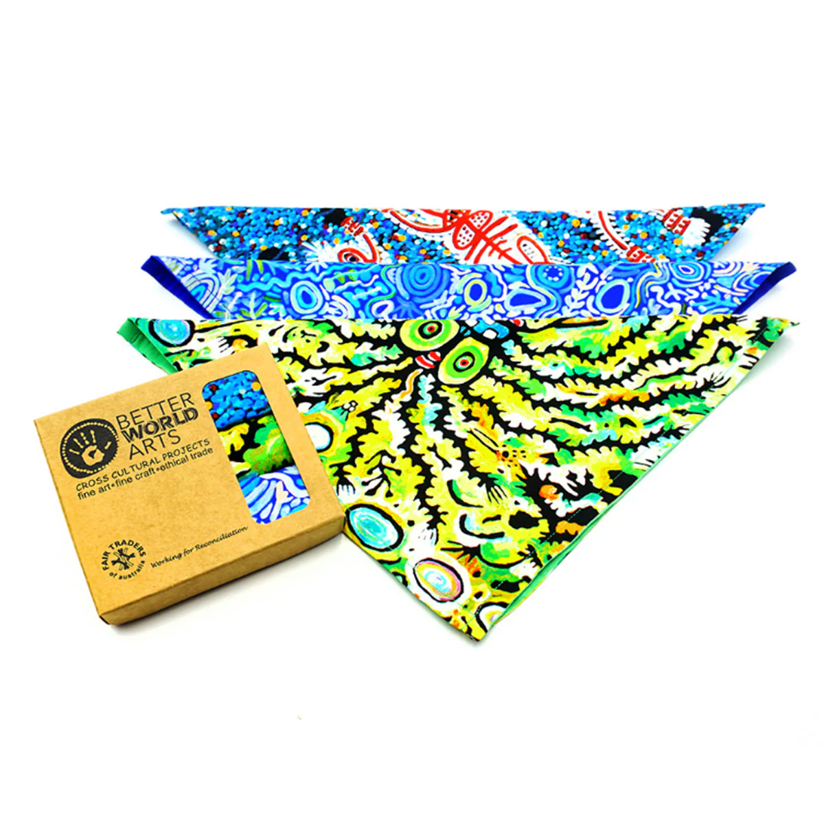 Handkerchiefs Set of 3 Cedric Varcoe - Better World Arts