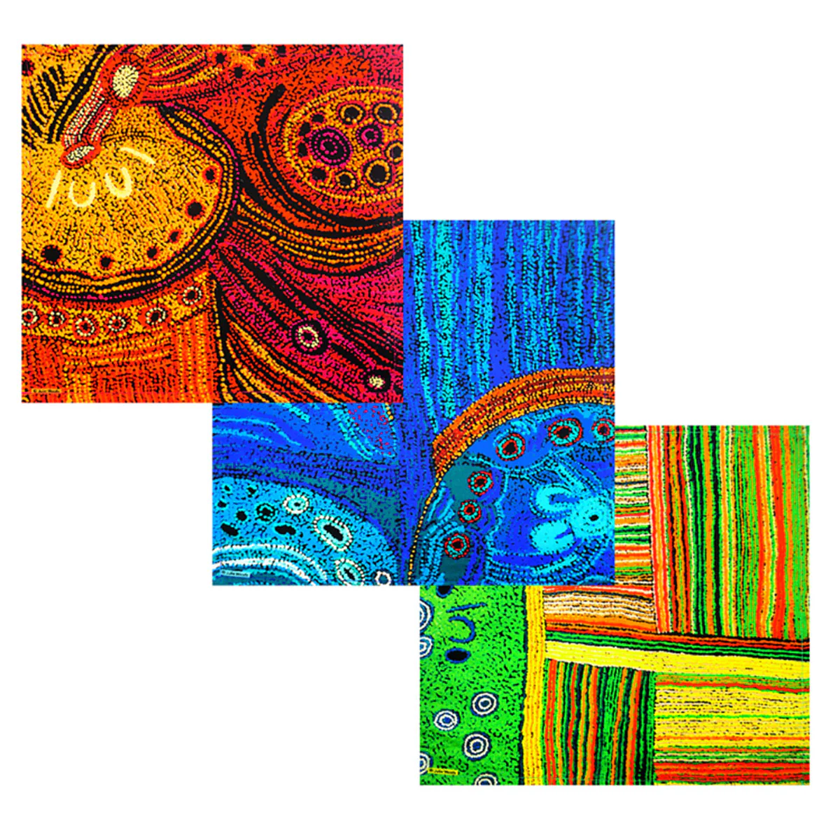 Handkerchiefs Set of 3 Julie Woods - Better World Arts - Image 2