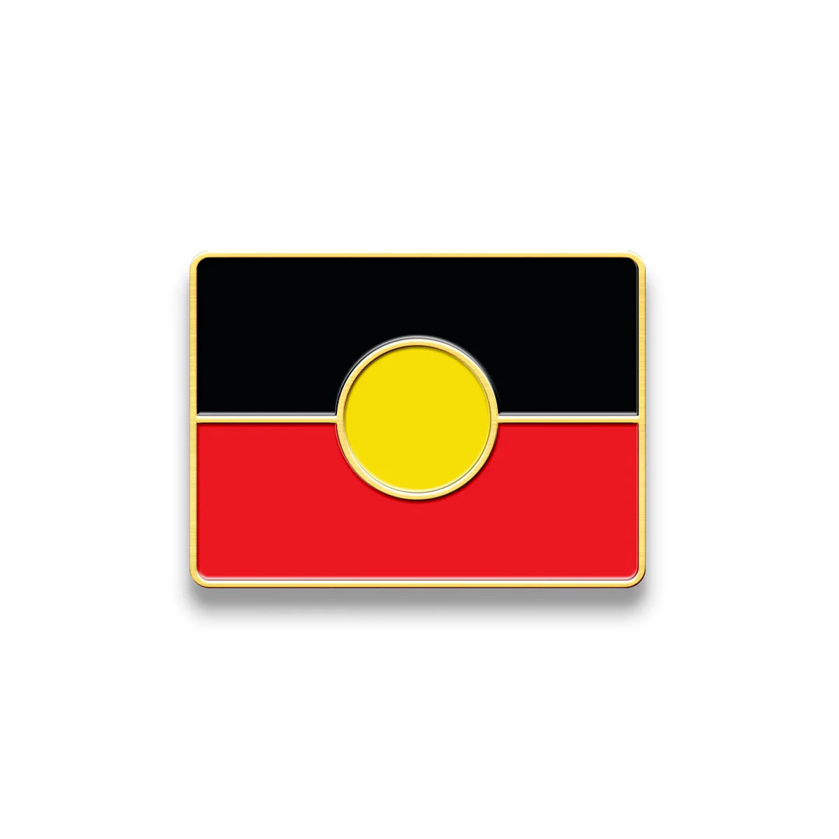 Hat Badge Aboriginal Flag - Wilmot Harvey
