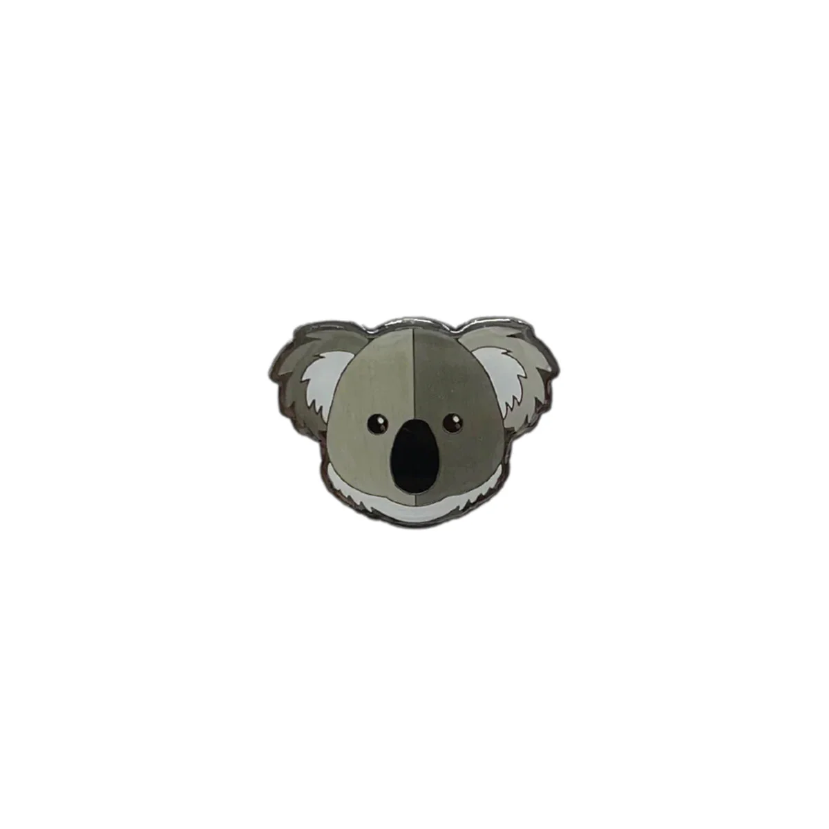 Hat Badge Koala Head Grey - Wilmot Harvey
