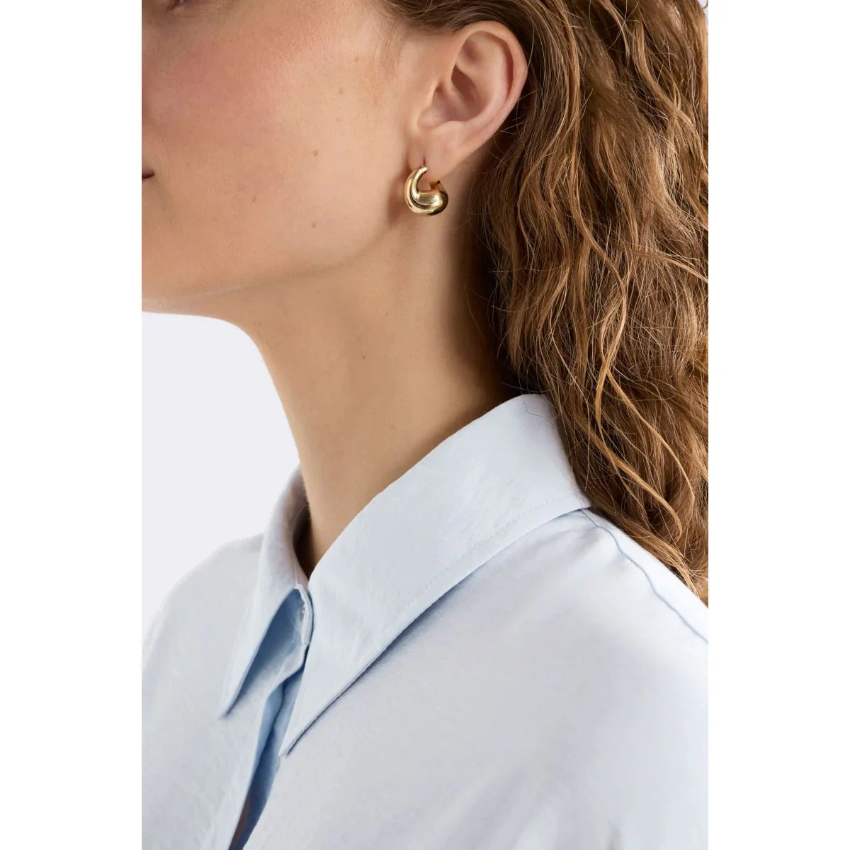 Hoop Earring Aisem Gold Mini - Elk Accessories - Image 2