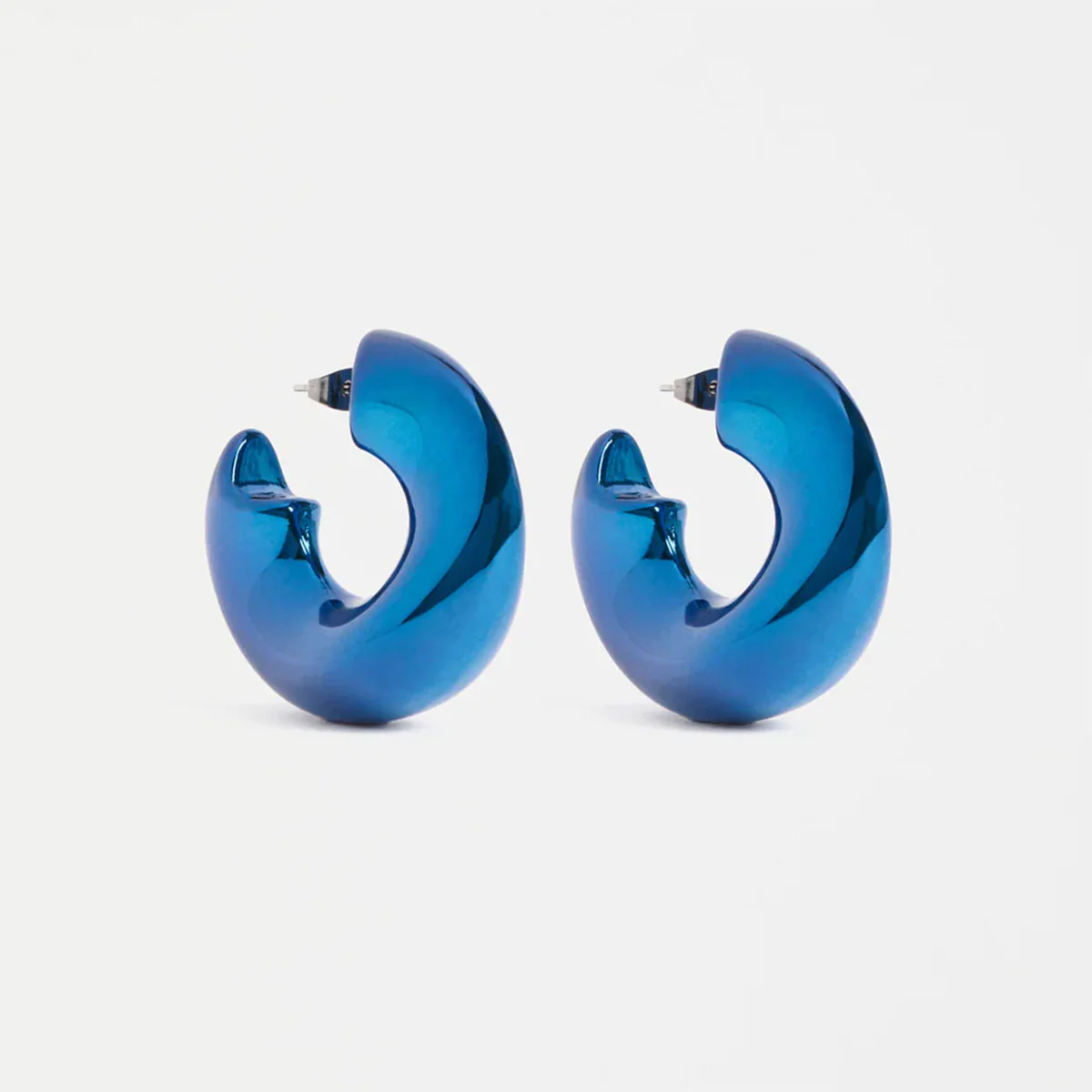 Hoop Earring Askla Navy - Elk Accessories