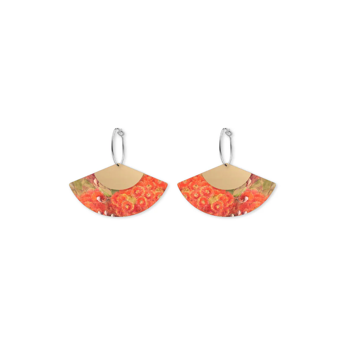 Hoop Earrings Blossom Layered Fan Ellis Rowan - Moe Moe Design