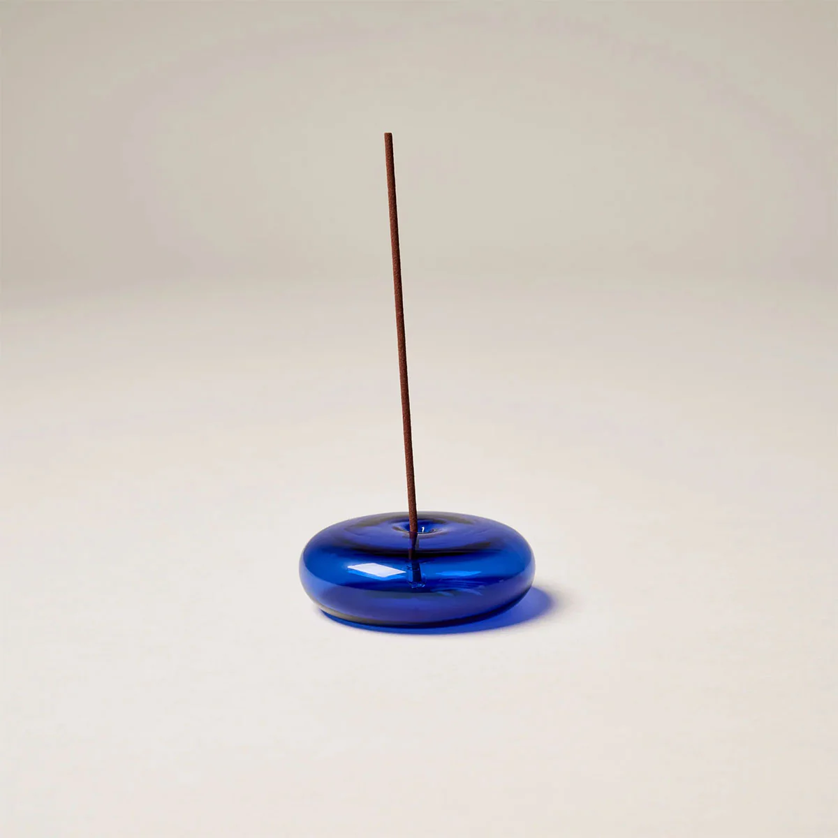 Incense Holder Glass Vessel Cobalt - Gentle Habits