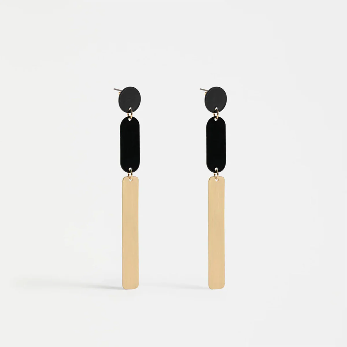 Inell Drop Earring Black - Elk Accessories
