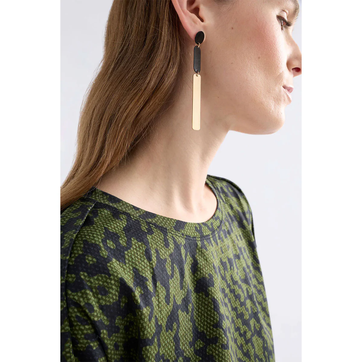 Inell Drop Earring Black - Elk Accessories - Image 2