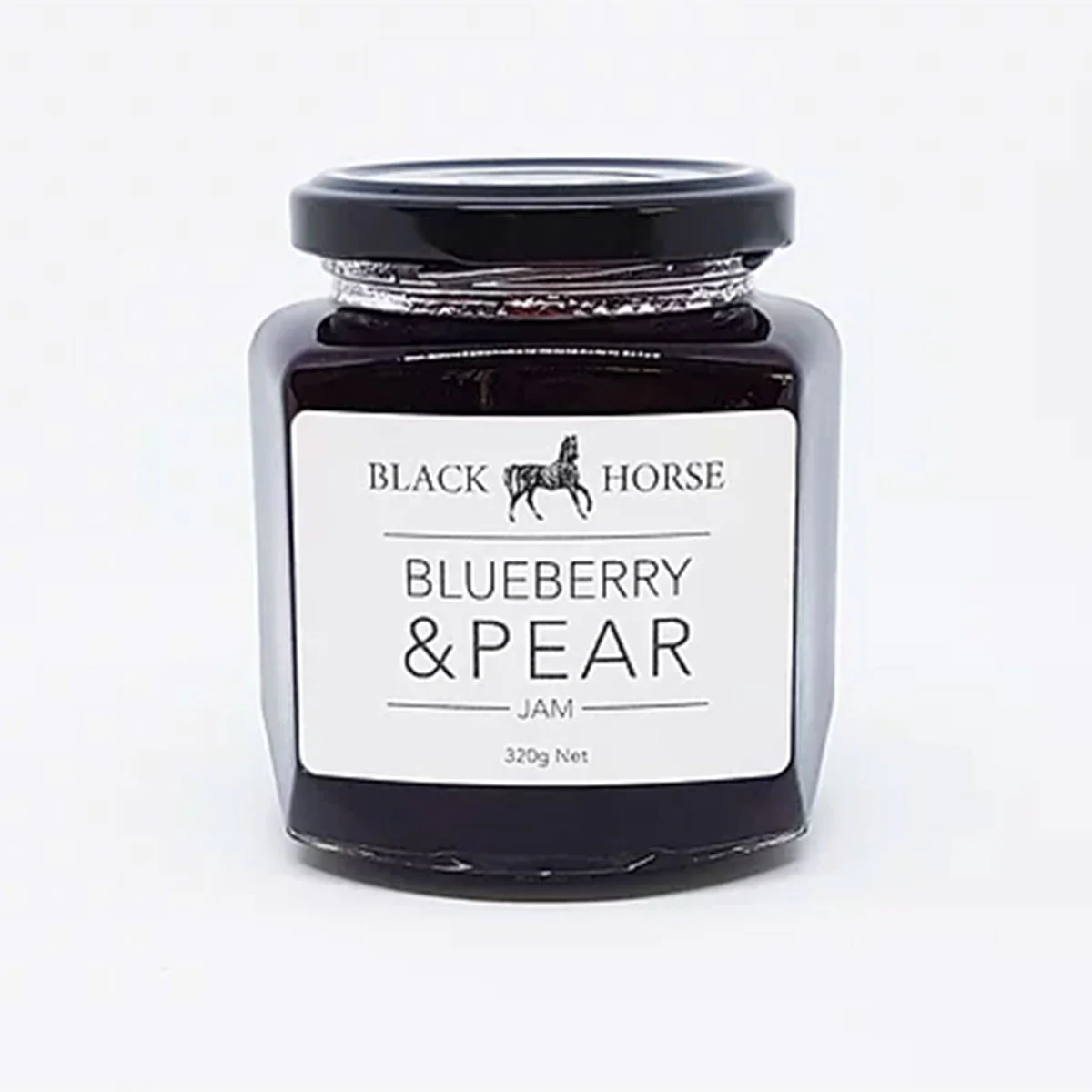 Jam Blueberry & Pear 320g - Black Horse Fine Foods