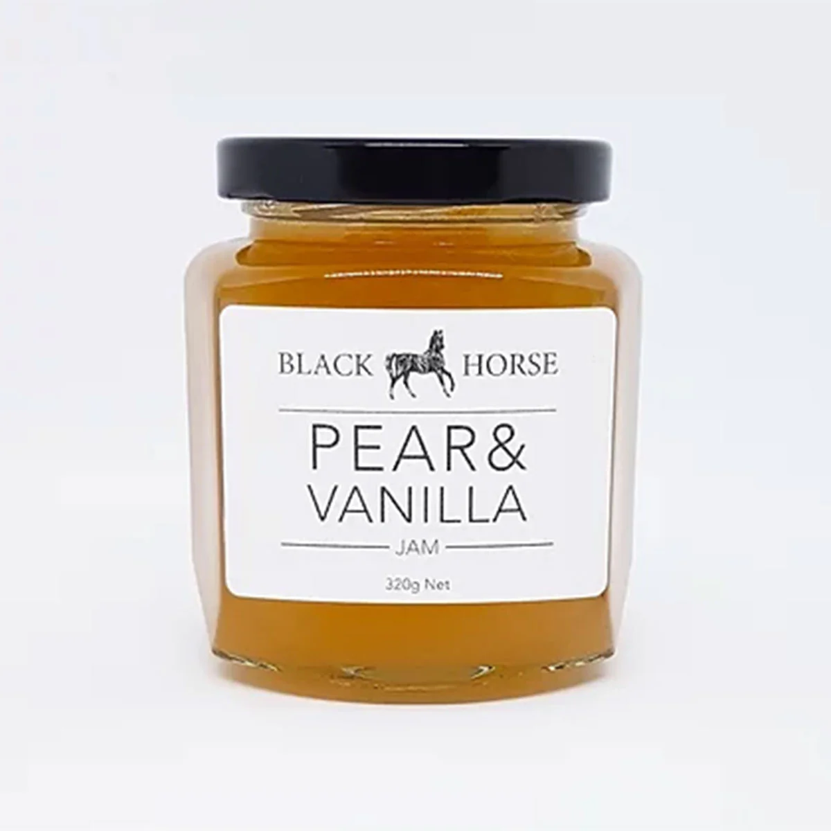Jam Pear & Vanilla 320g - Black Horse Fine Foods