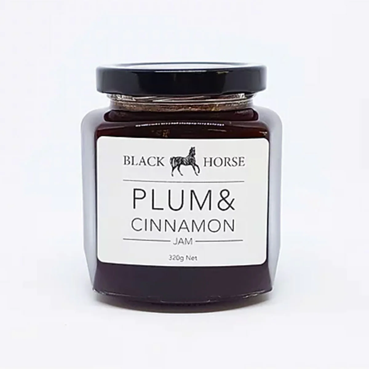 Jam Plum & Cinnamon 320g - Black Horse Fine Foods