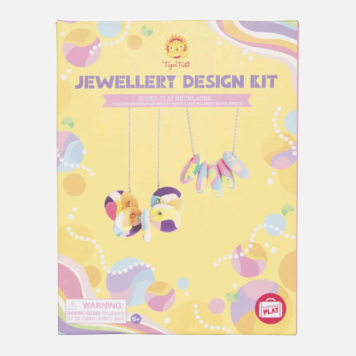 Jewellery Design Kit - Super Clay Necklaces - Tiger Tribe