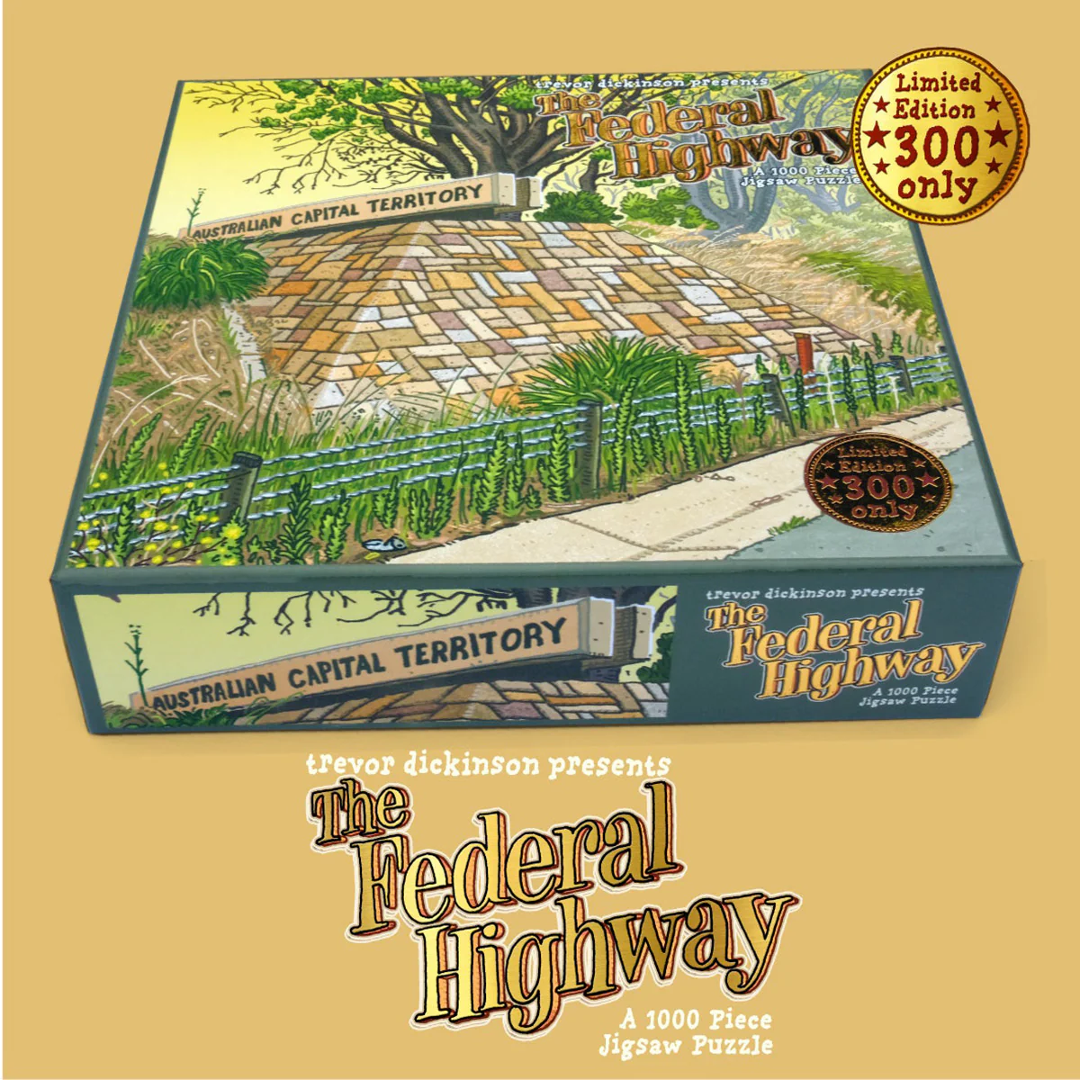 Jigsaw Puzzle Federal Highway 1000pc - Trevor Dickinson