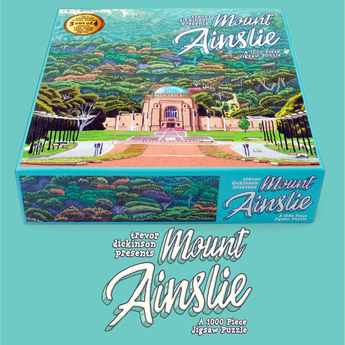 Jigsaw Puzzle Mount Ainslie 1000pc - Trevor Dickinson