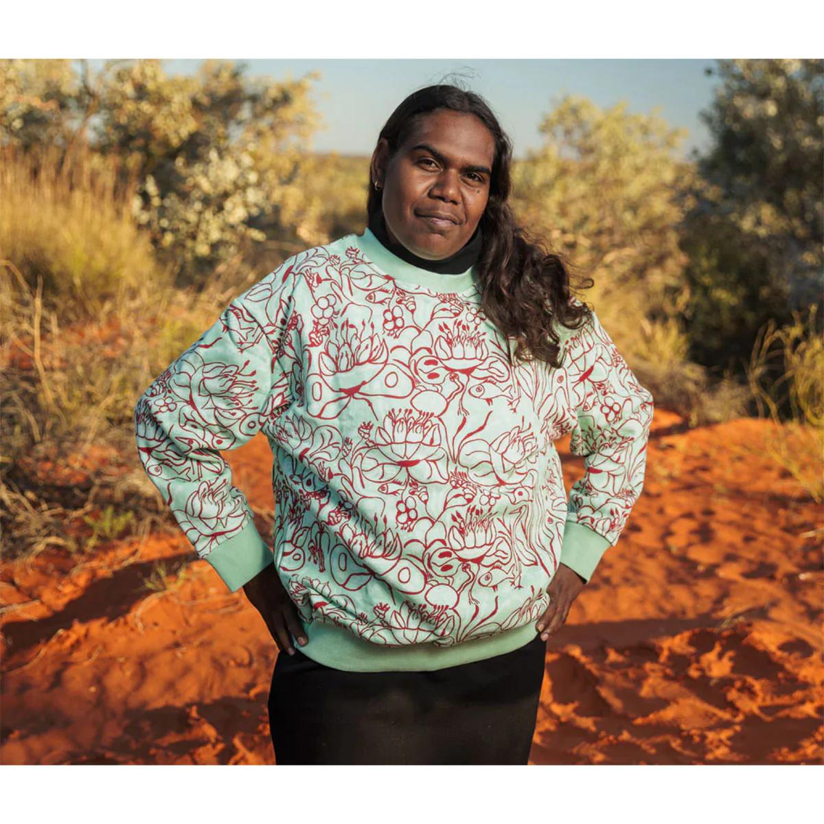 Jumper Swamp Gertie Deeral - Alperstein Designs - Image 2