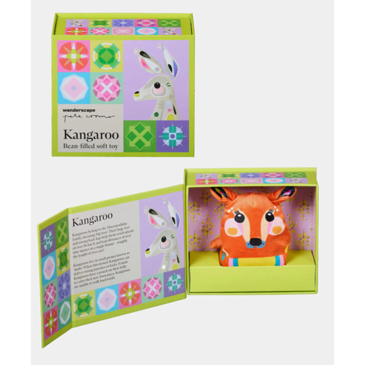 Kangaroo Soft Toy in Box Pete Cromer - Wonderscope - Image 2
