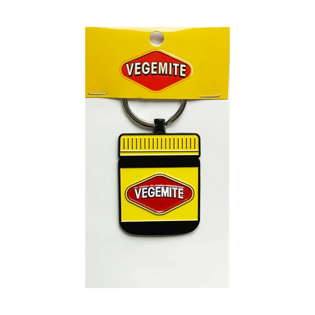 Keyring Chrome Vegemite Jar - Vegemite