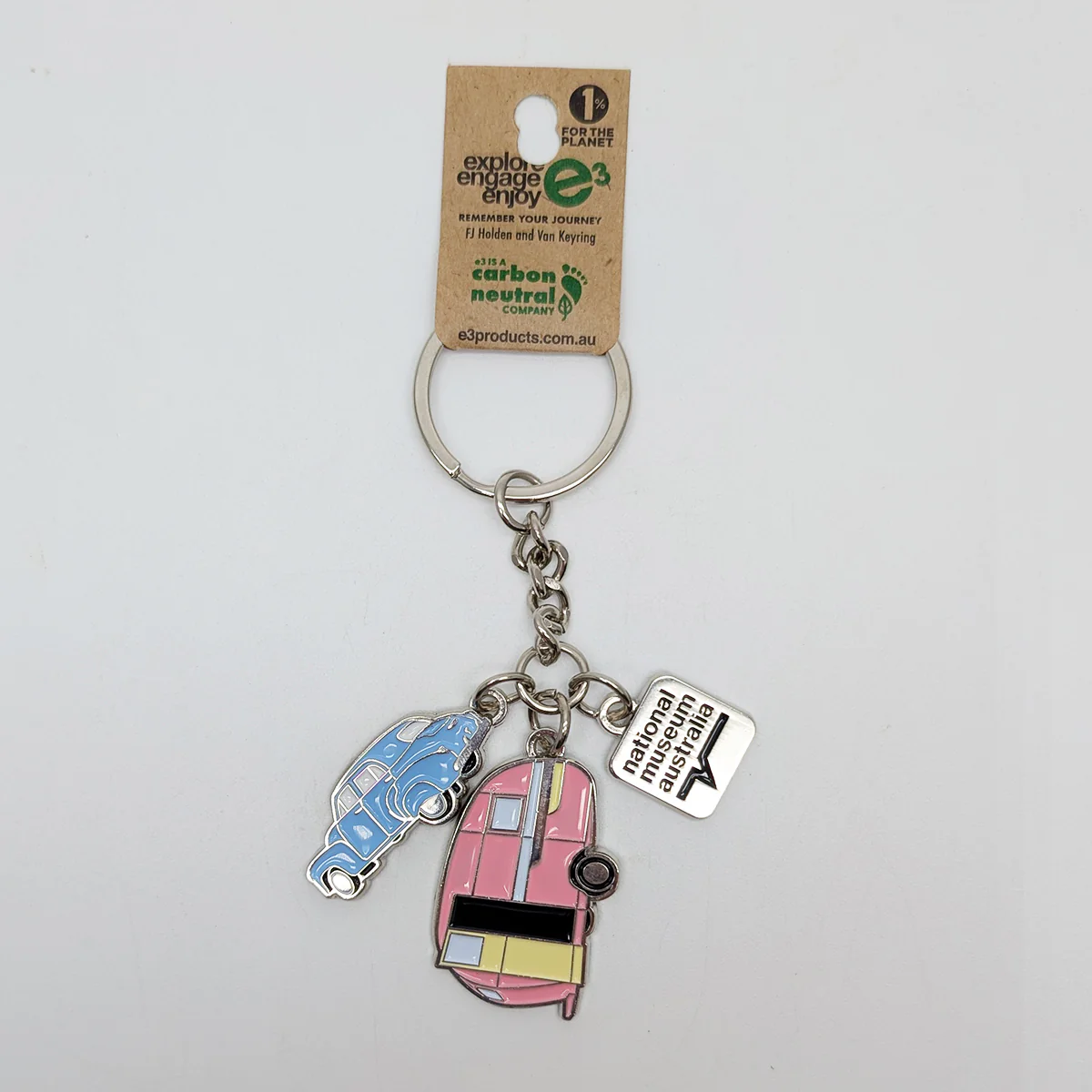 Keyring FJ Holden and Van - Explore Engage Enjoy