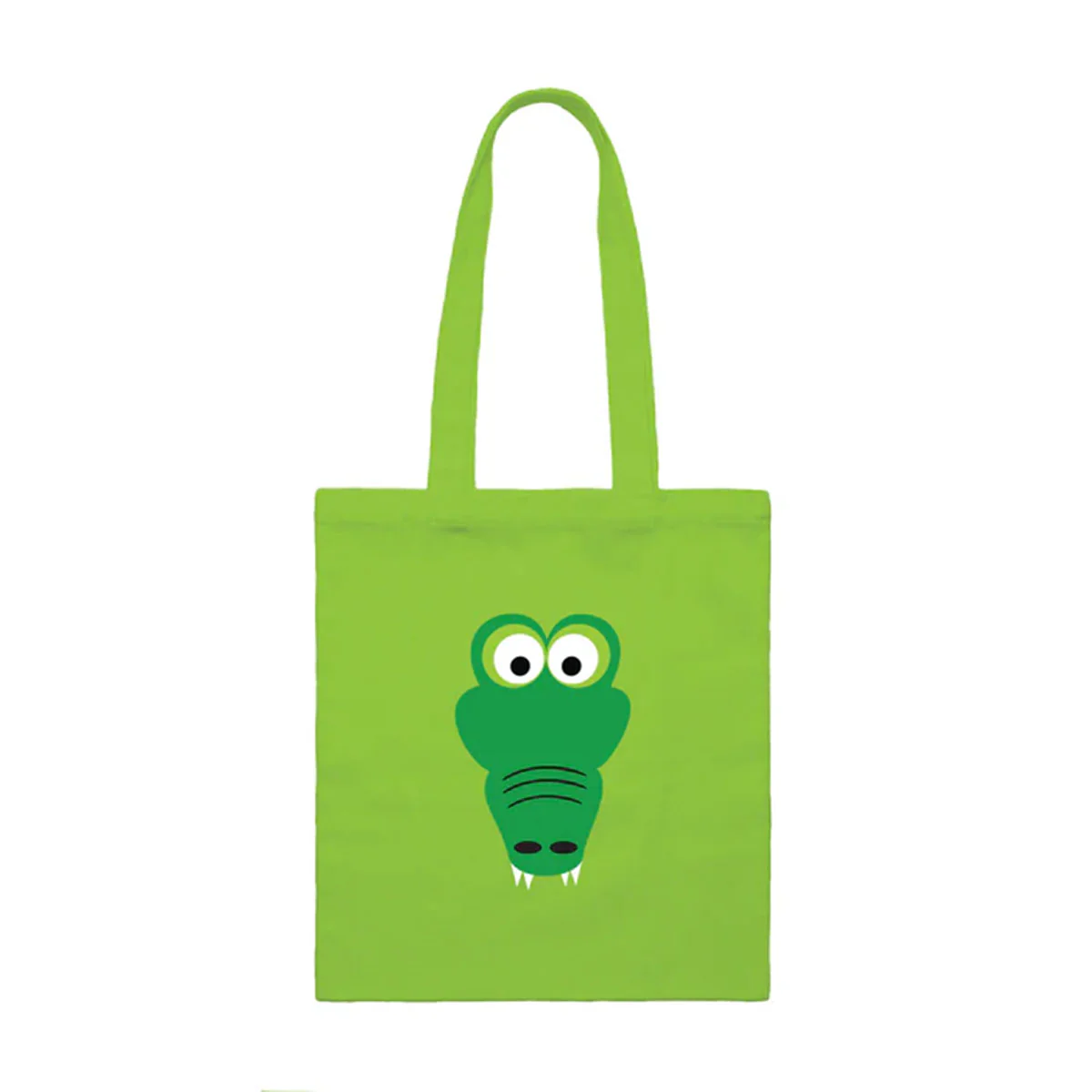 Kids Book Bag Tote Crocodile Green - Wilmot Harvey