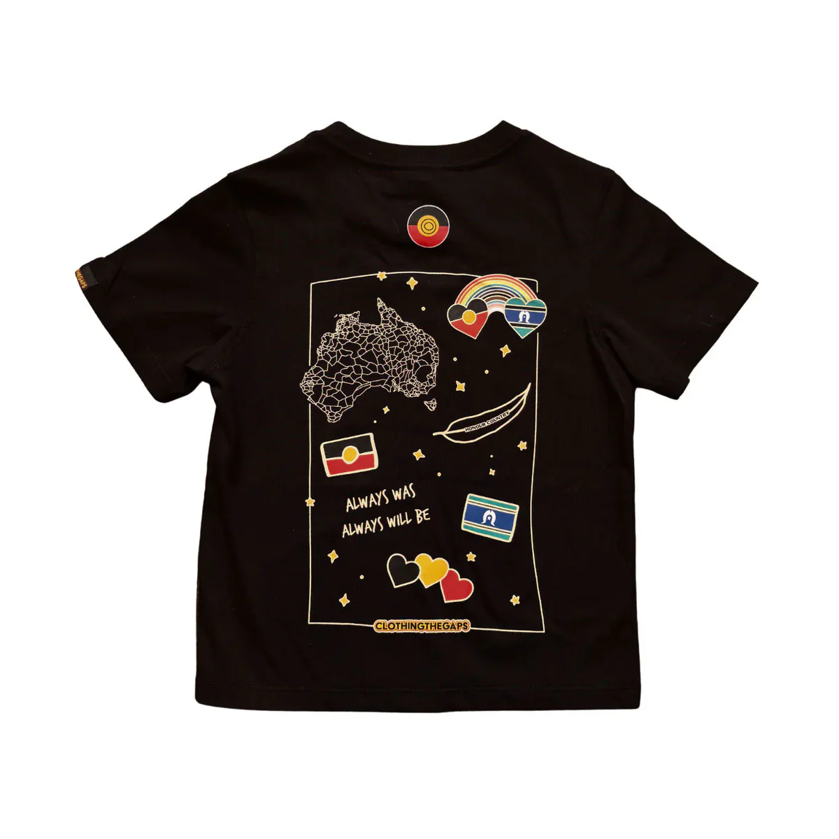 Kids Bunjil Icon Tee Black - Image 2