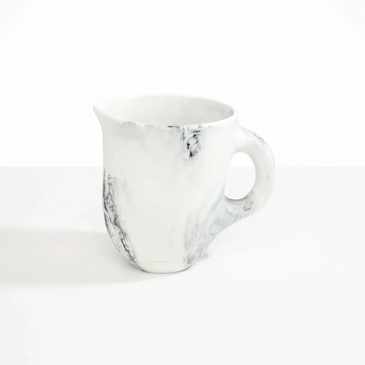 Large Rock Jug White Marble - Dinosaur Designs