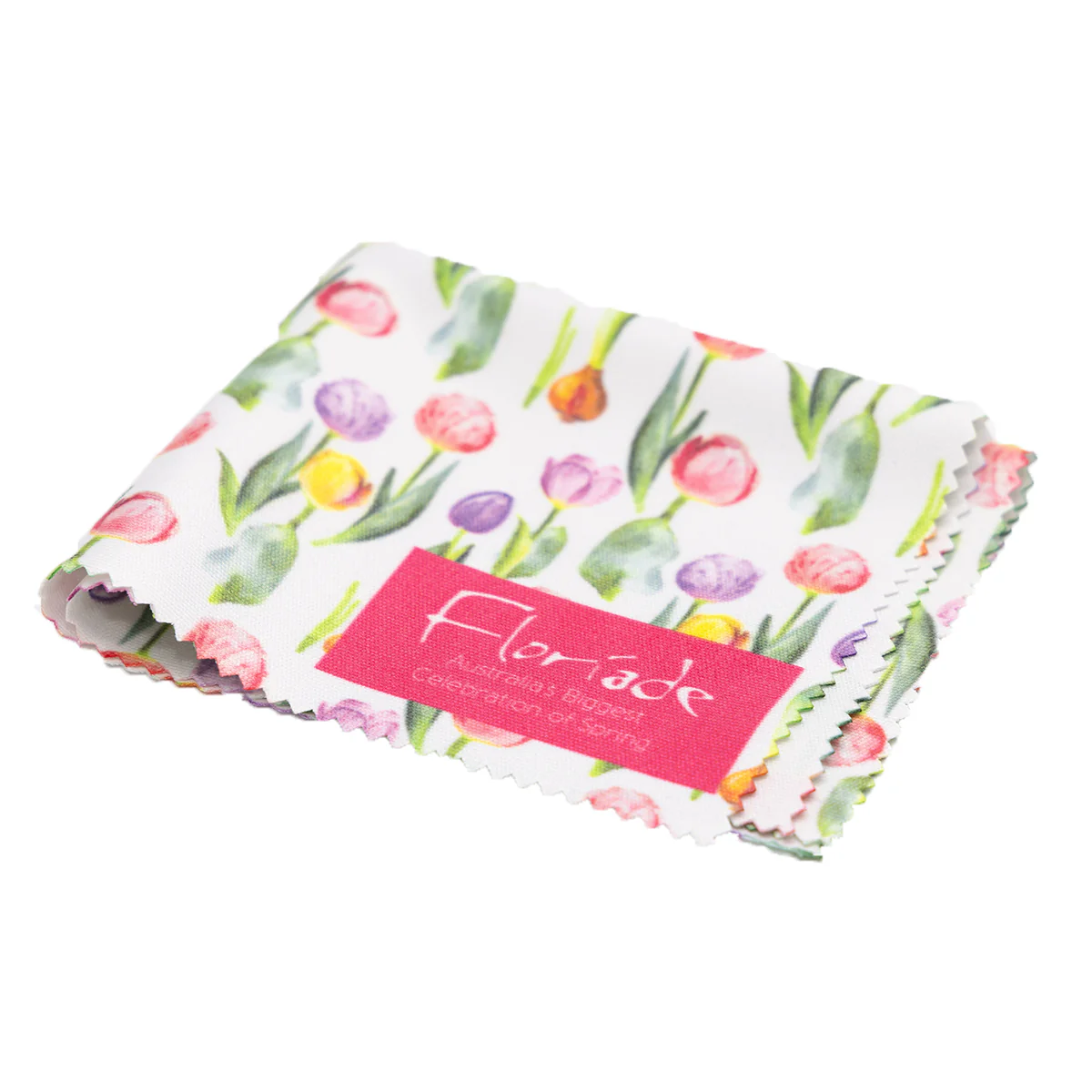 Lens Cloth Floriade Watercolour Tulips Pattern - Branded Ideas