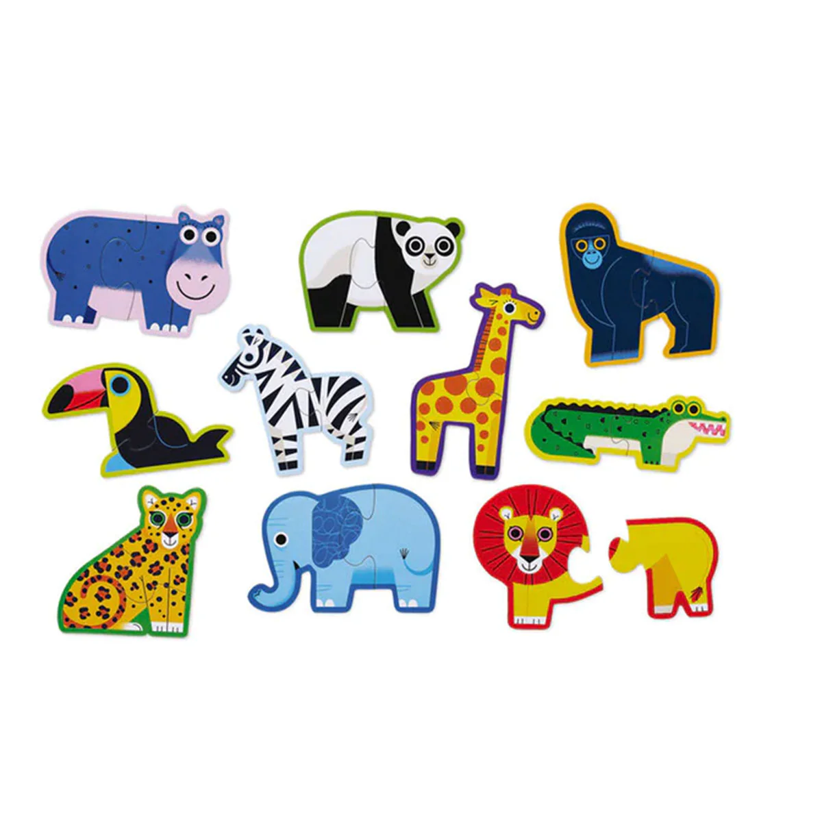 Lets Begin 2pc Puzzle Jungle - Tiger Tribe - Image 2