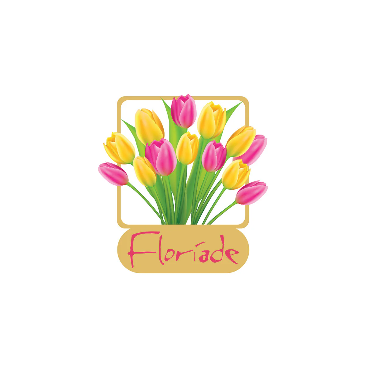 Magnet Enamel Floriade Tulip Bunch - Branded Ideas