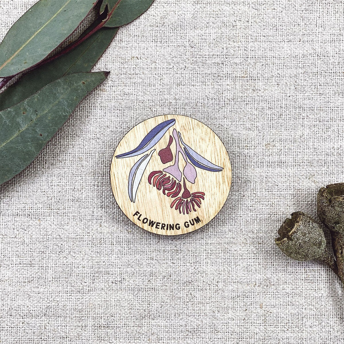 Magnet Flowering Gum Print - Buttonworks