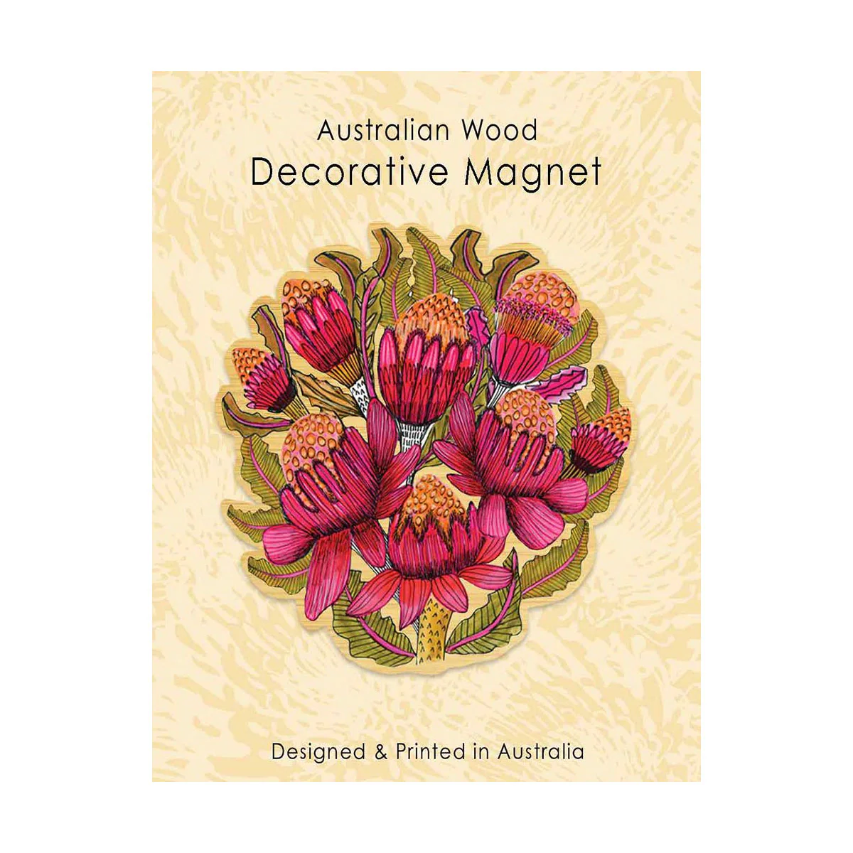 Magnet KK Waratahs Wooden - Aero Images