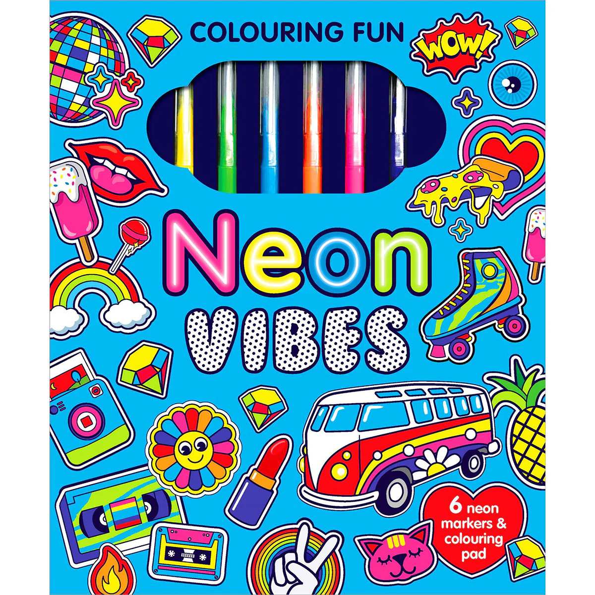 Markerific Activity Folder Neon Vibes