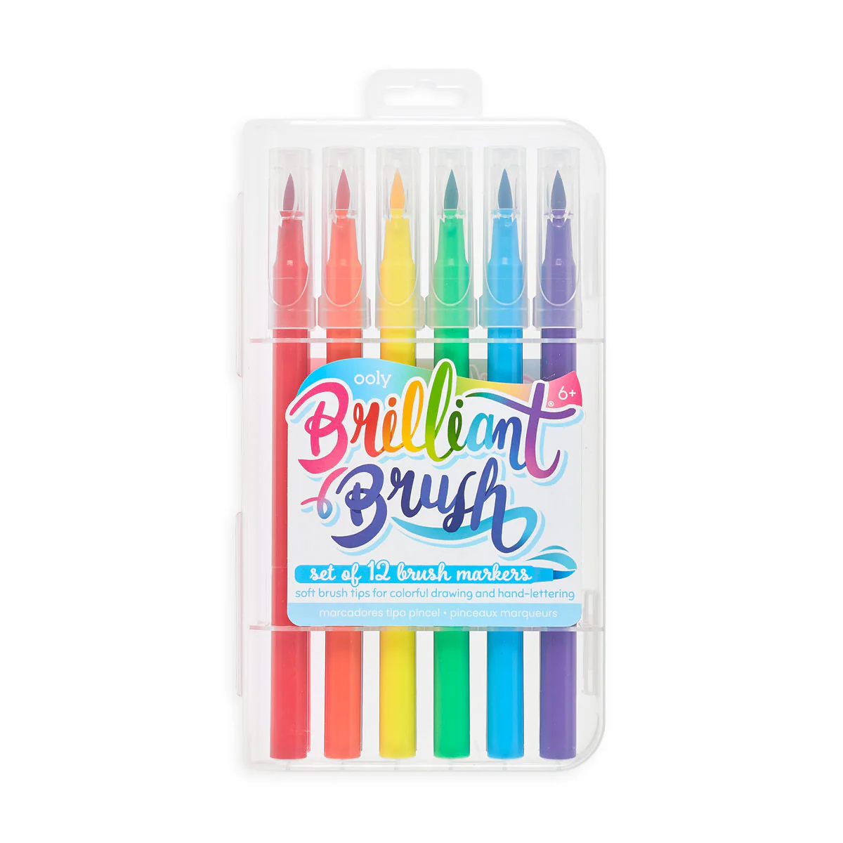 Markers Brilliant Brush 12 Pack - Bobangles