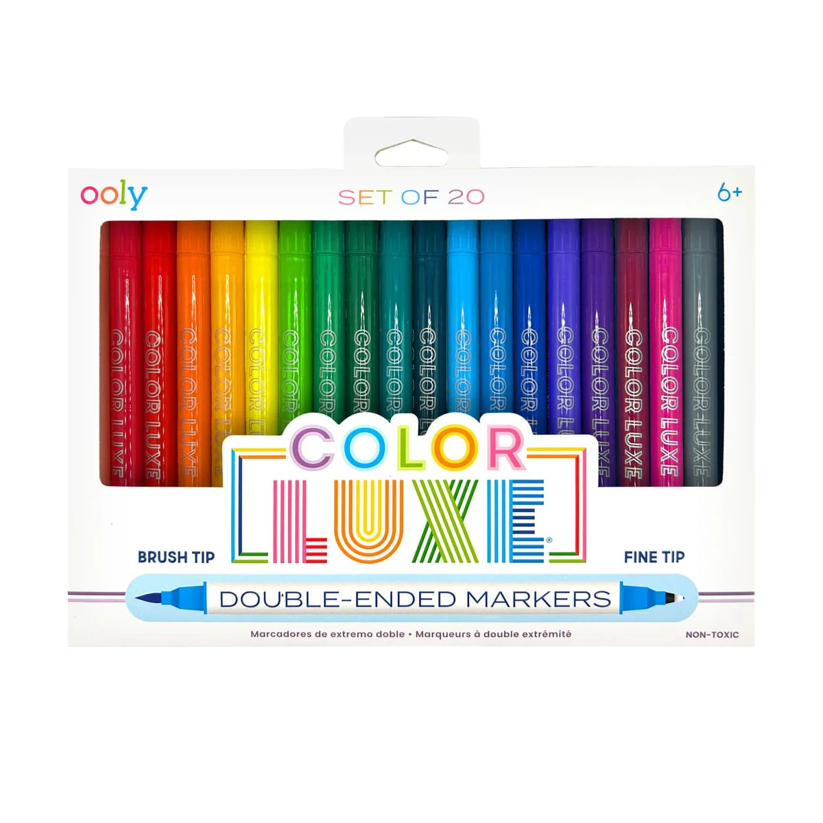 Markers Double Ended Colour Luxe 20 Pack - Bobangles