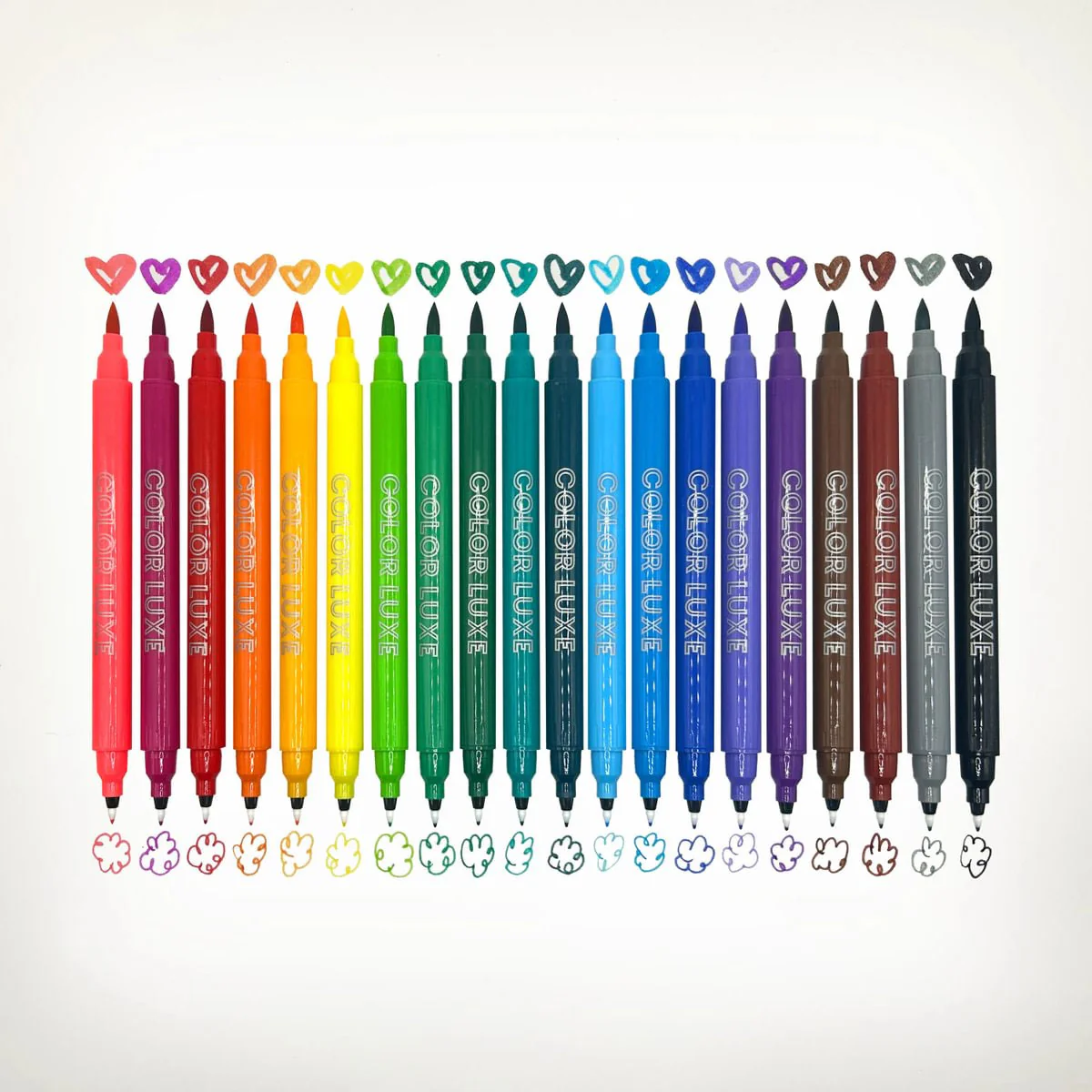 Markers Double Ended Colour Luxe 20 Pack - Bobangles - Image 2