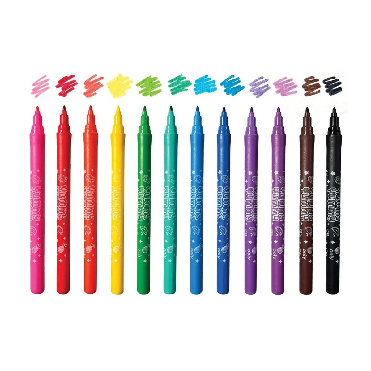 Markers Fruit Scented Yummy Yummy 12 Pack - Bobangles - Image 2