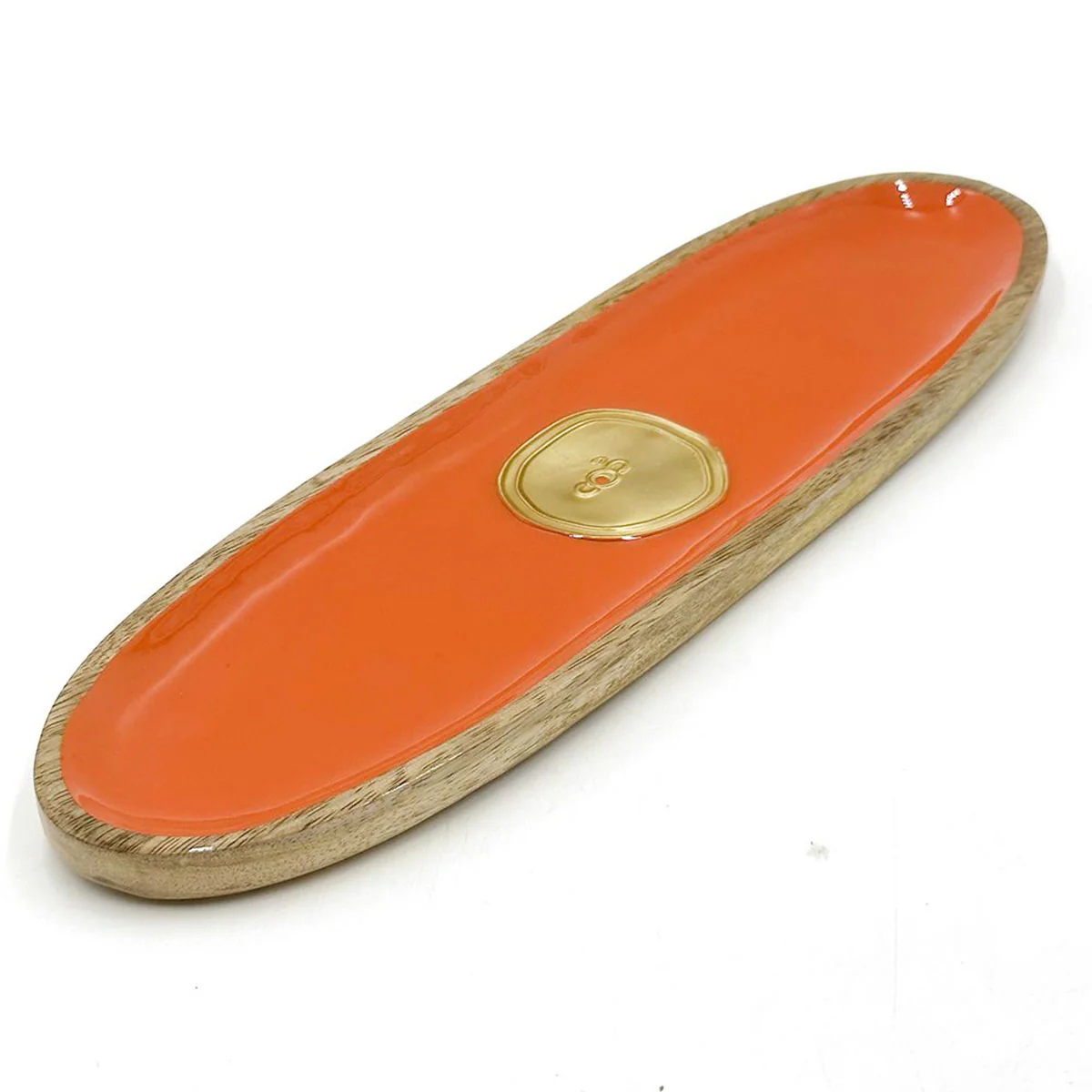 Medallion Oblong Plate BRSA743MOP - Better World Arts