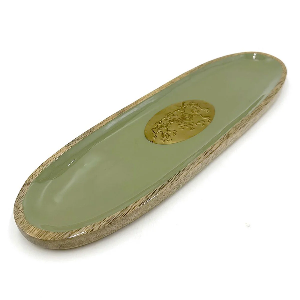Medallion Oblong Plate Cedric Varcoe BCVA728MOP - Better World Arts