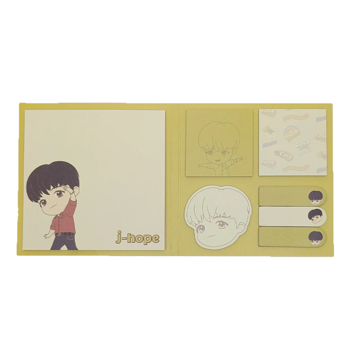 Memo Pad Set J-hope BTS - Alpha - Image 2