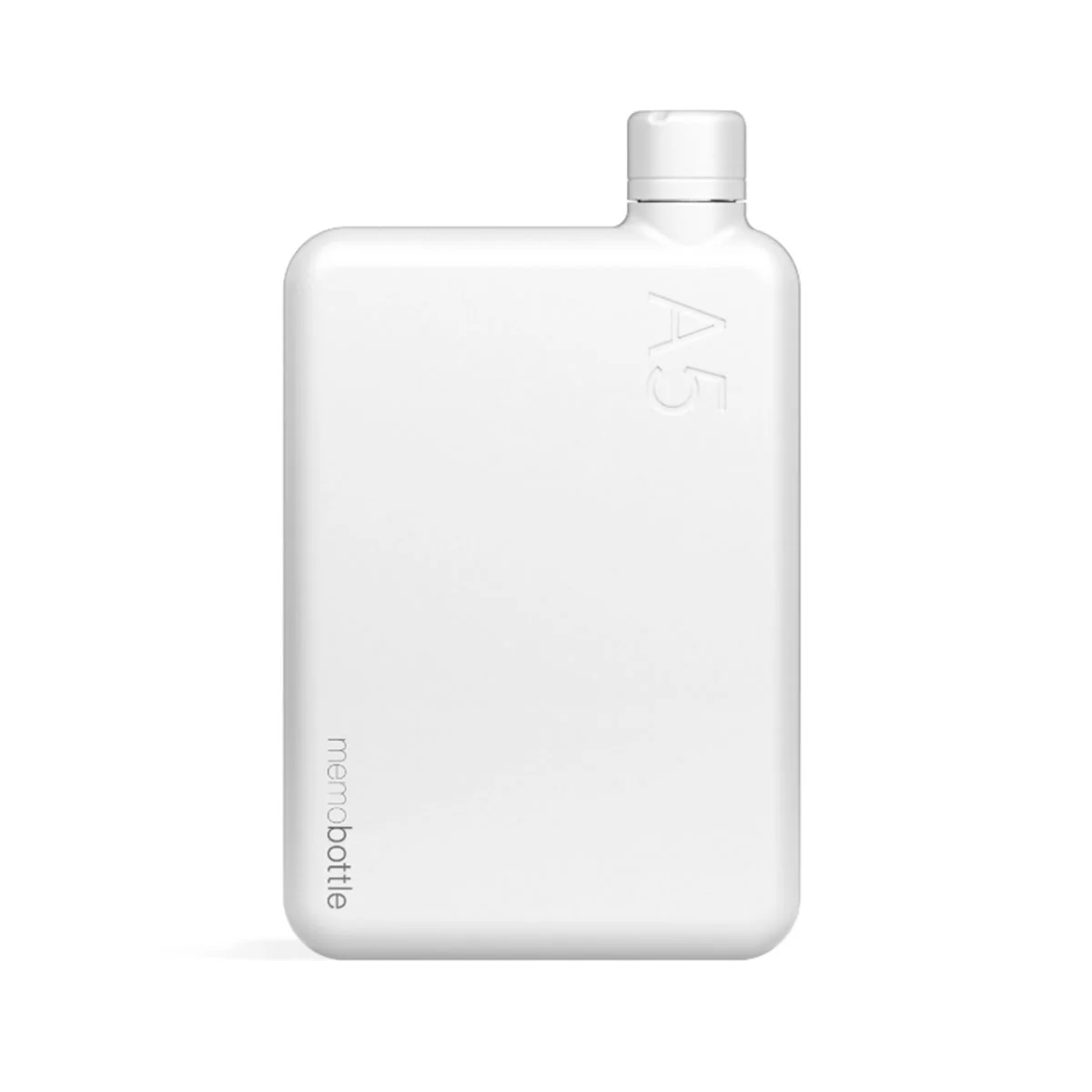 Memobottle A5 Stainless Steel White - Telegram